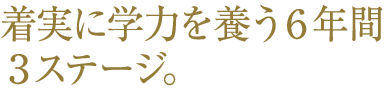 進路指導は手厚く、きめ細かく。